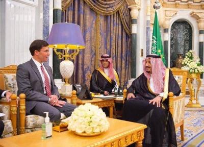 مواضع ضد ایرانی وزیر دفاع آمریکا بعد از دیدار با شاه سعودی